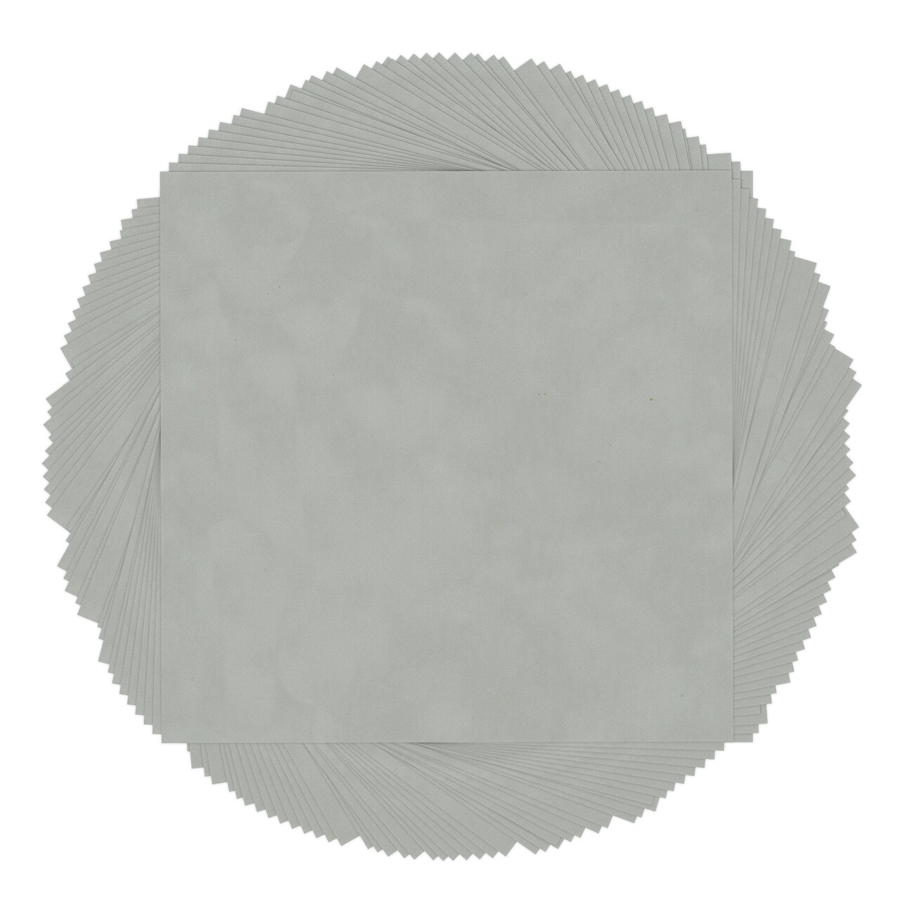 Light Grey Suede 10x10 Uncut Mat Board - Blank Sheets, No Opening